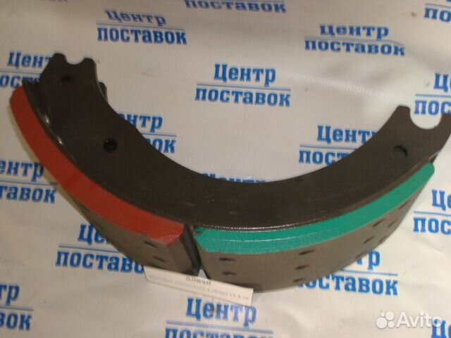 Колодка тормозная в сборе ось L1 8 тонн
