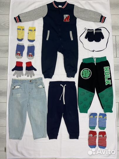 Вещи пакетом на мальчика 86-92