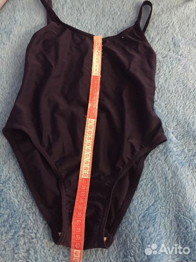 Купальник для бассейна, синий детский новый 6-8 ле