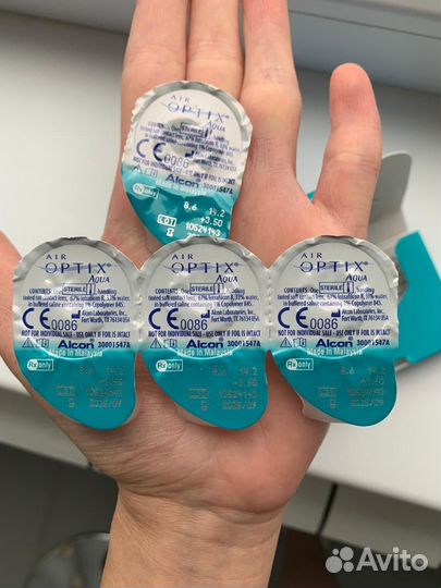 Линзы контактные