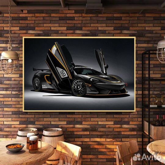 Популярные интерьерные картины. Стильные авто