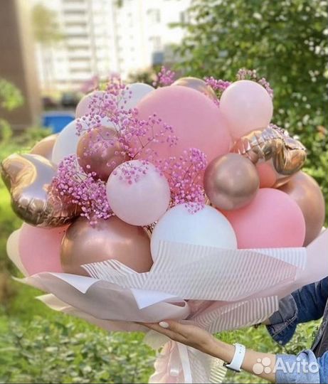 Букет из шаров цветы
