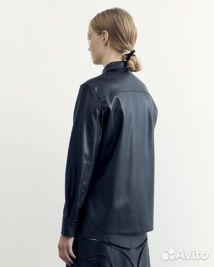 Рубашка кожаная lime