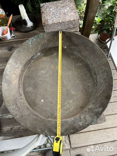 Таз латунный СССР