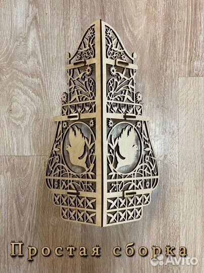 Угловая полка для икон