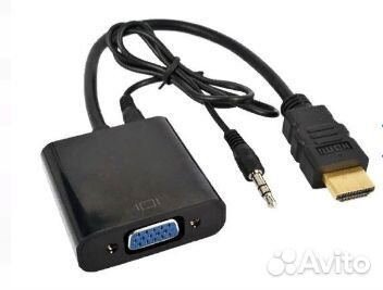 Переходник hdmi на vga со звуком