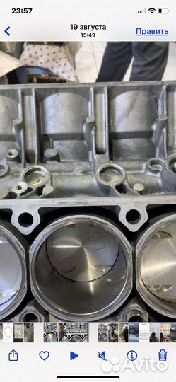 Двигатель Mersedes M273 гильзованный