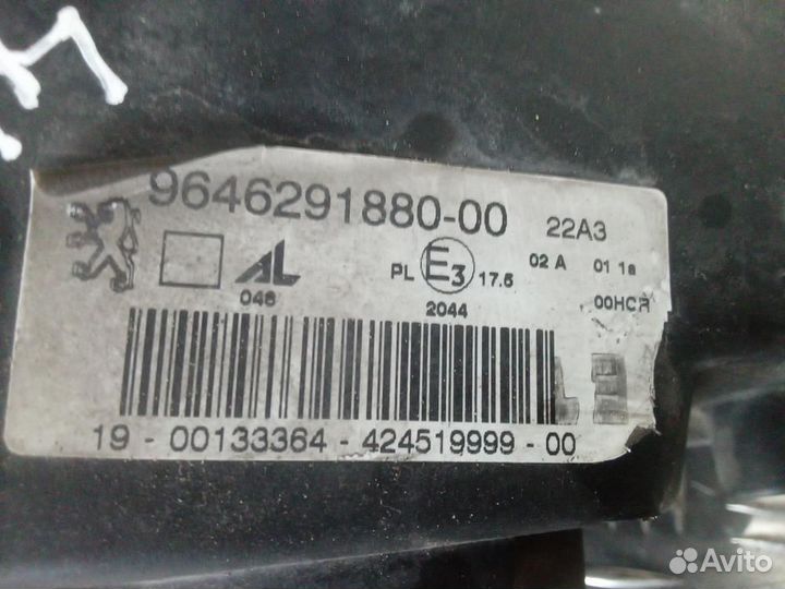 Фара 968183488000 Peugeot 307 (2001-2008)