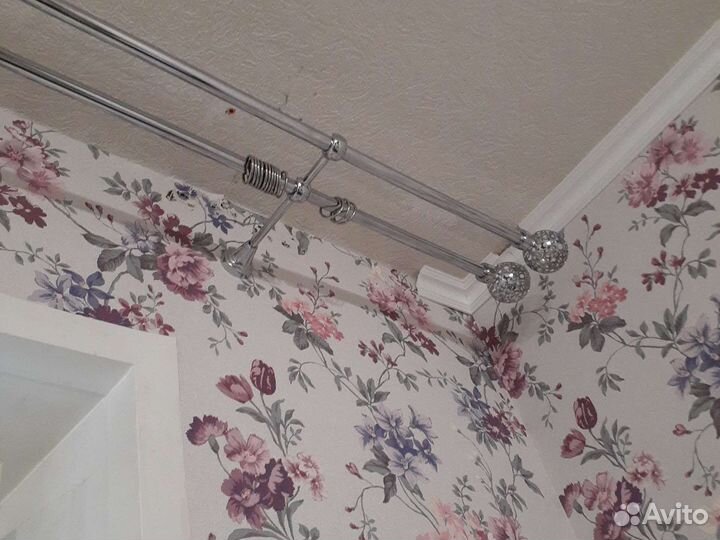 Карниз для штор металлический