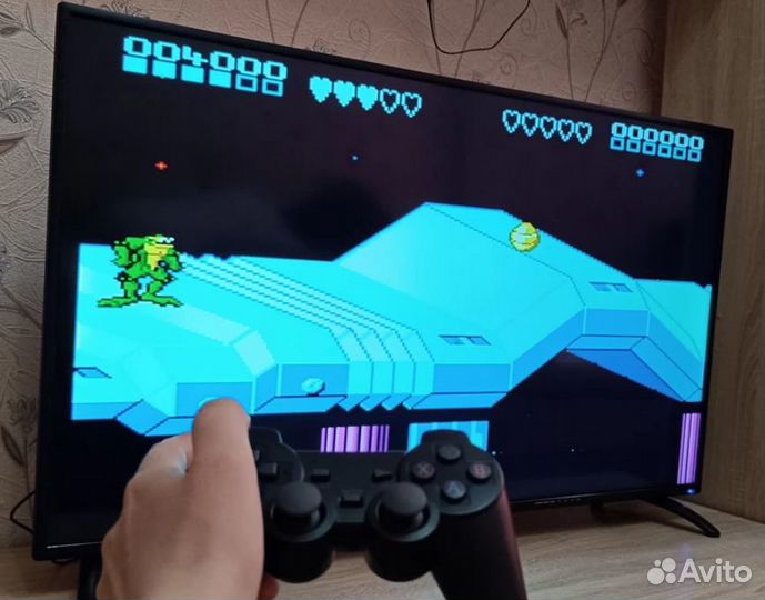 Игровая приставка беспроводные джойстики Новая