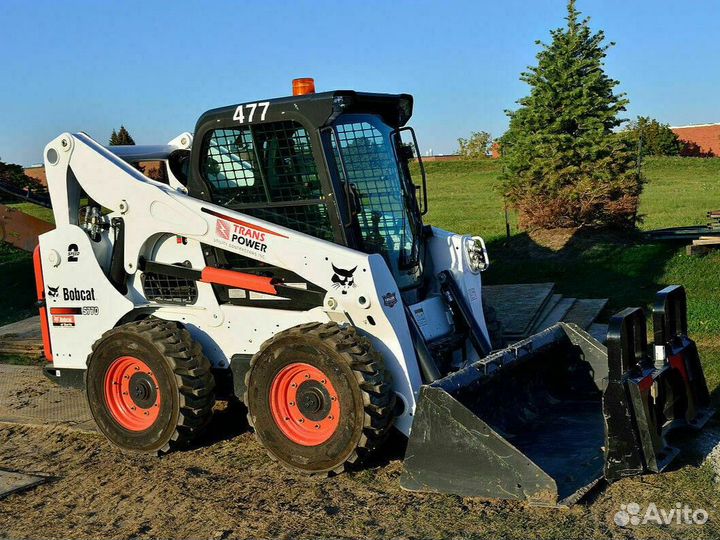 Аренда услуги минипогрузчика бобкет Bobcat