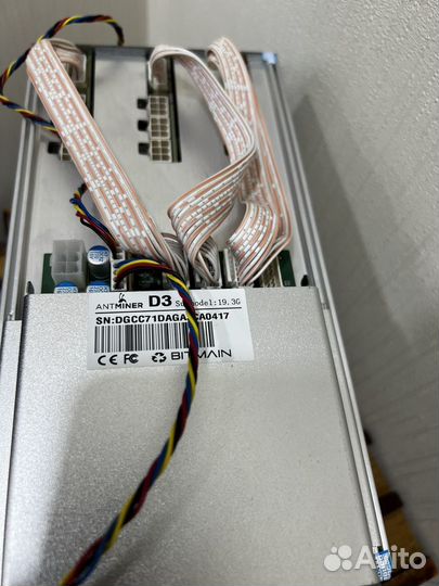 Asic Bitmain Antminer D3 19.3 GH/s