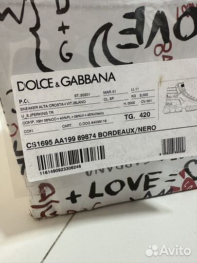 Ботинки мужские dolce gabbana