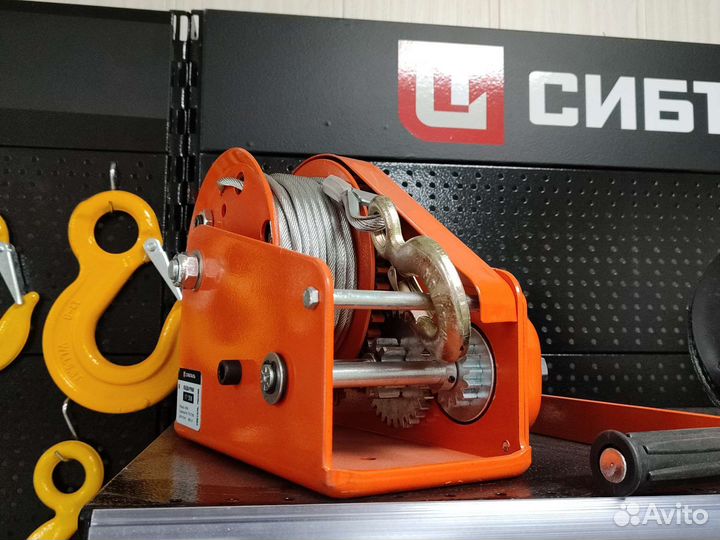Лебедка ручная барабанная 1,0т 20м