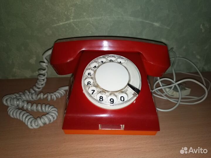 Ретро телефон СССР дисковый