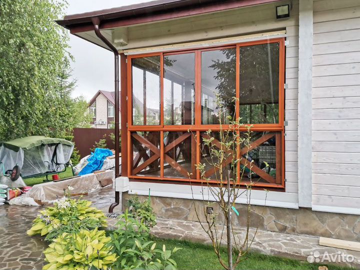 Веранда алюминиевая