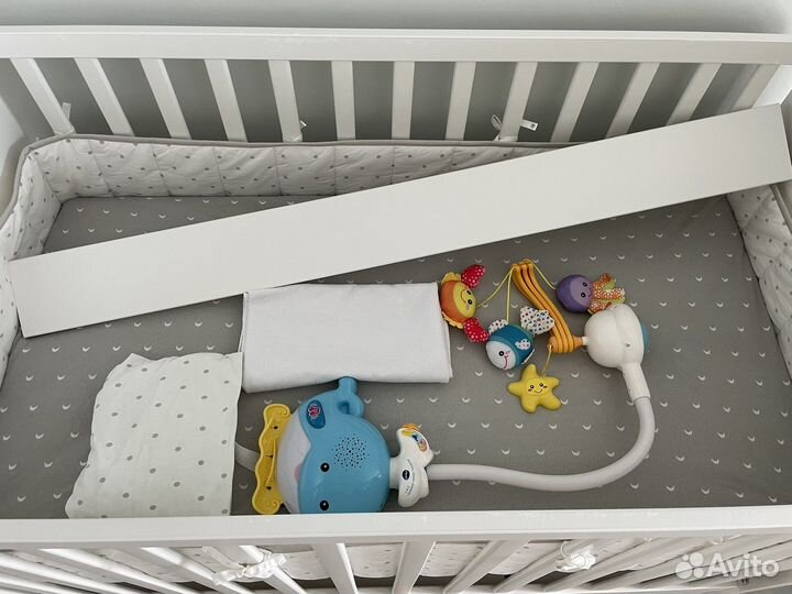 Детская кровать gonatt IKEA + матрас