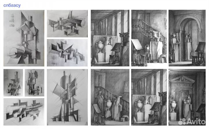 Репетитор по рисованию. Подготовка к арх. вузам