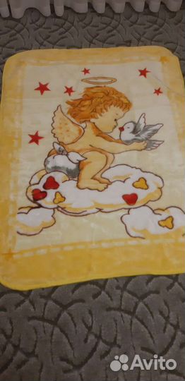 Плед детский новый 110х140