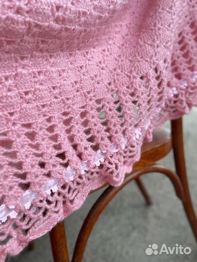 Плед вязаный