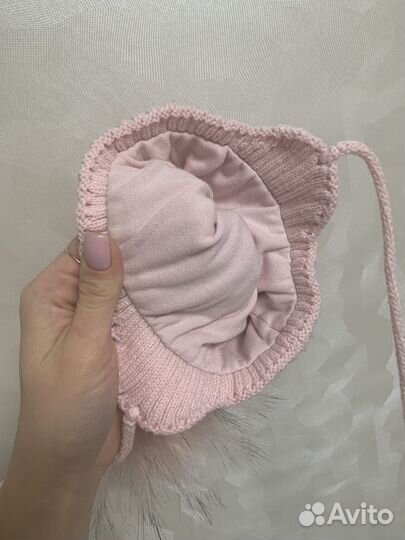 Шапка зимняя для девочки 48 50