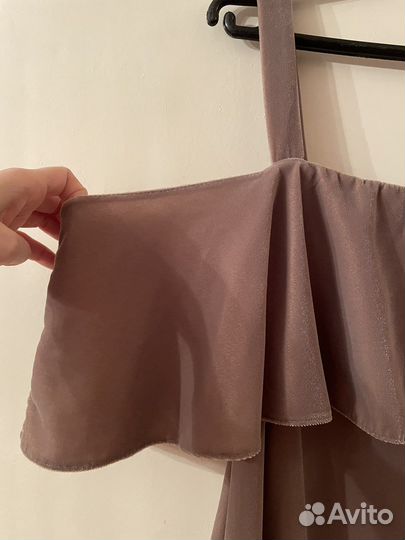 Платье бархатное (ASOS)