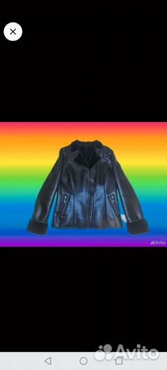 Дубленка женская зимняя 44 46