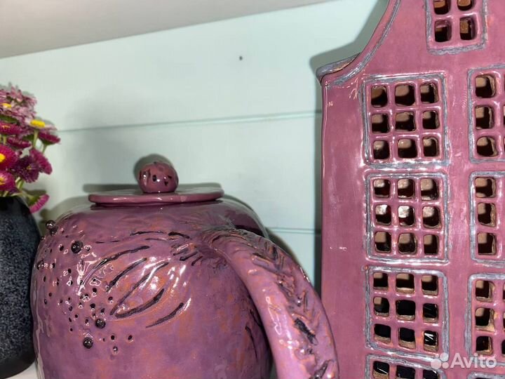 Глиняный домик для декора