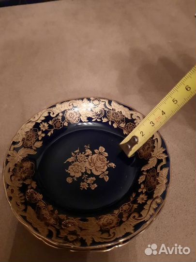 Блюдца Офелия,Золотые розы,Чехословакия