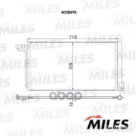 Конденсер ford focus III 11- accb079 Miles
