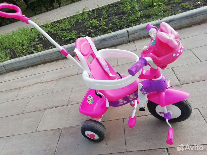 Трехколесный велосипед с родительской ручкой