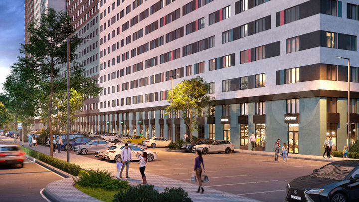 2-к. квартира, 50,5 м², 7/23 эт.