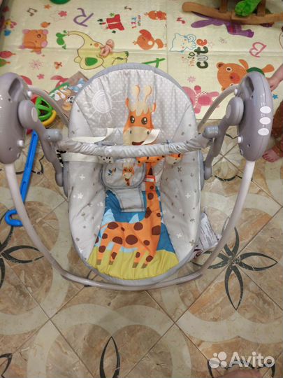 Детские электронные качели для новорожденных