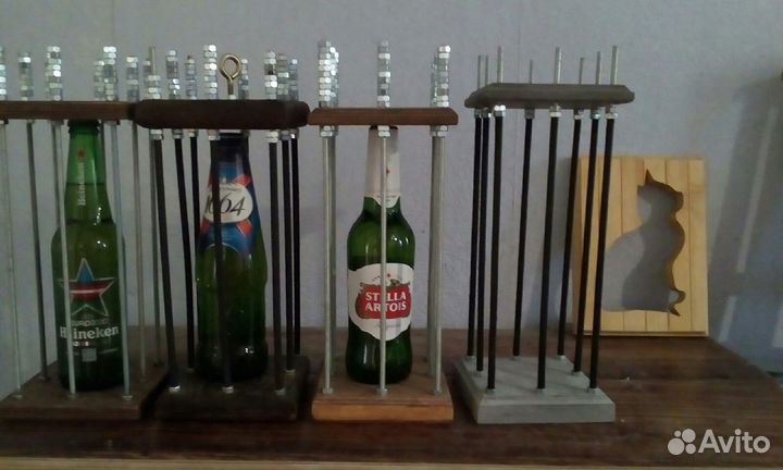 Клетка сейф для бутылки с гайками