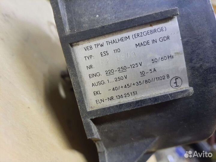 Латр автотрансформатор ESS 110