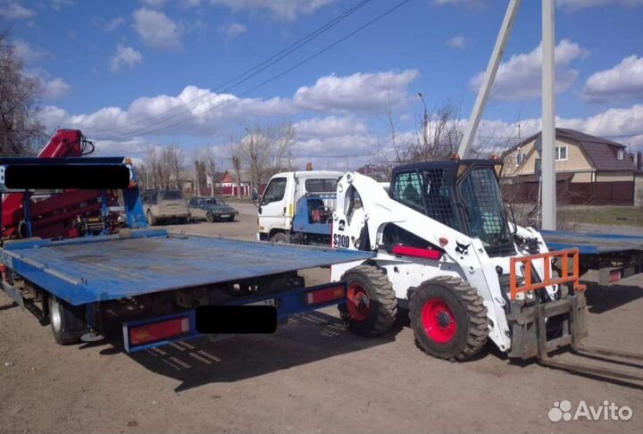 Услуги экскаватора-погрузчика bobcat S300
