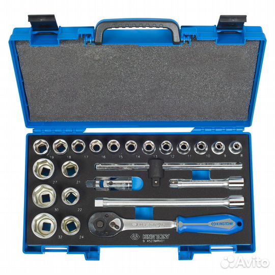 Набор торцевых головок king tony 4523MRV01