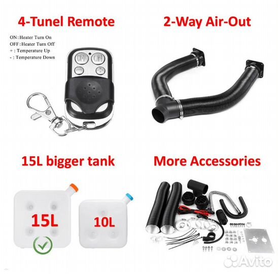 Автономный дизельный отопитель 12в