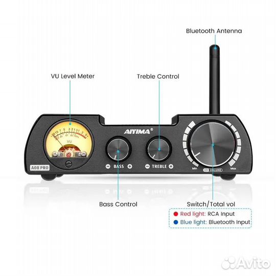 Усилитель звука класса D Aiyima a08 Pro TPA 3255