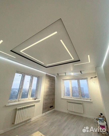 Натяжные потолки с гарантией