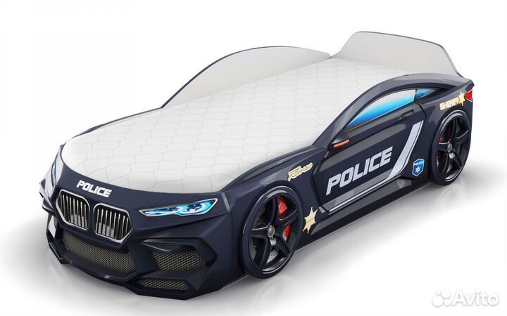 Детская кровать машинка