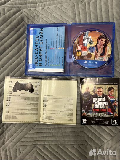 Диск gta v premium edition ps4