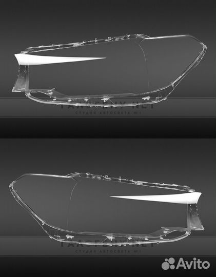 Стекла фар BMW 5 G30 2016-2020 левое правое