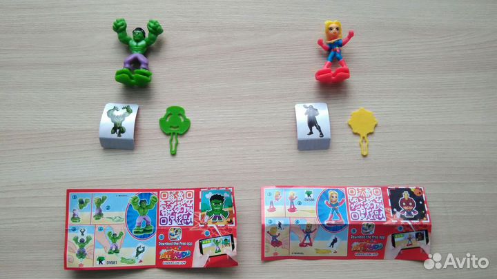 Игрушки из киндера, разные серии