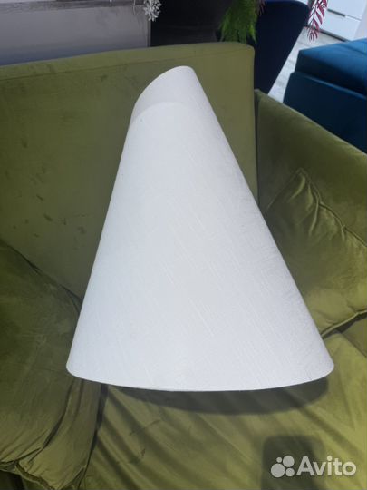 Абажур белый конус