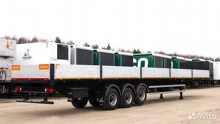 Полуприцеп бортовой Тонар B3-13 (9888), 2023