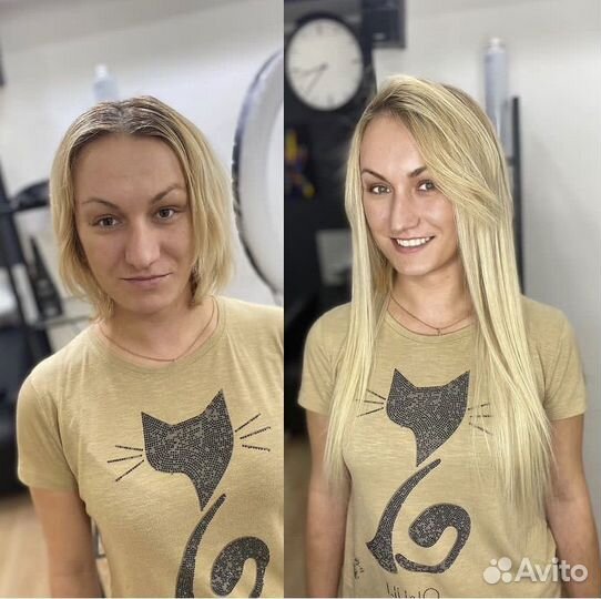 Наращивание волос/ Окрашивание волос