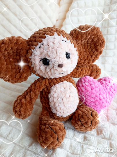 Чебурашка игрушка ручная работа