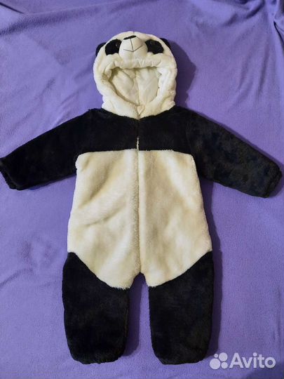 Зимний комбинезон панда