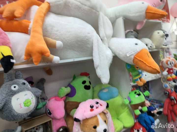 Огроменный белый гусь обнимашка 190